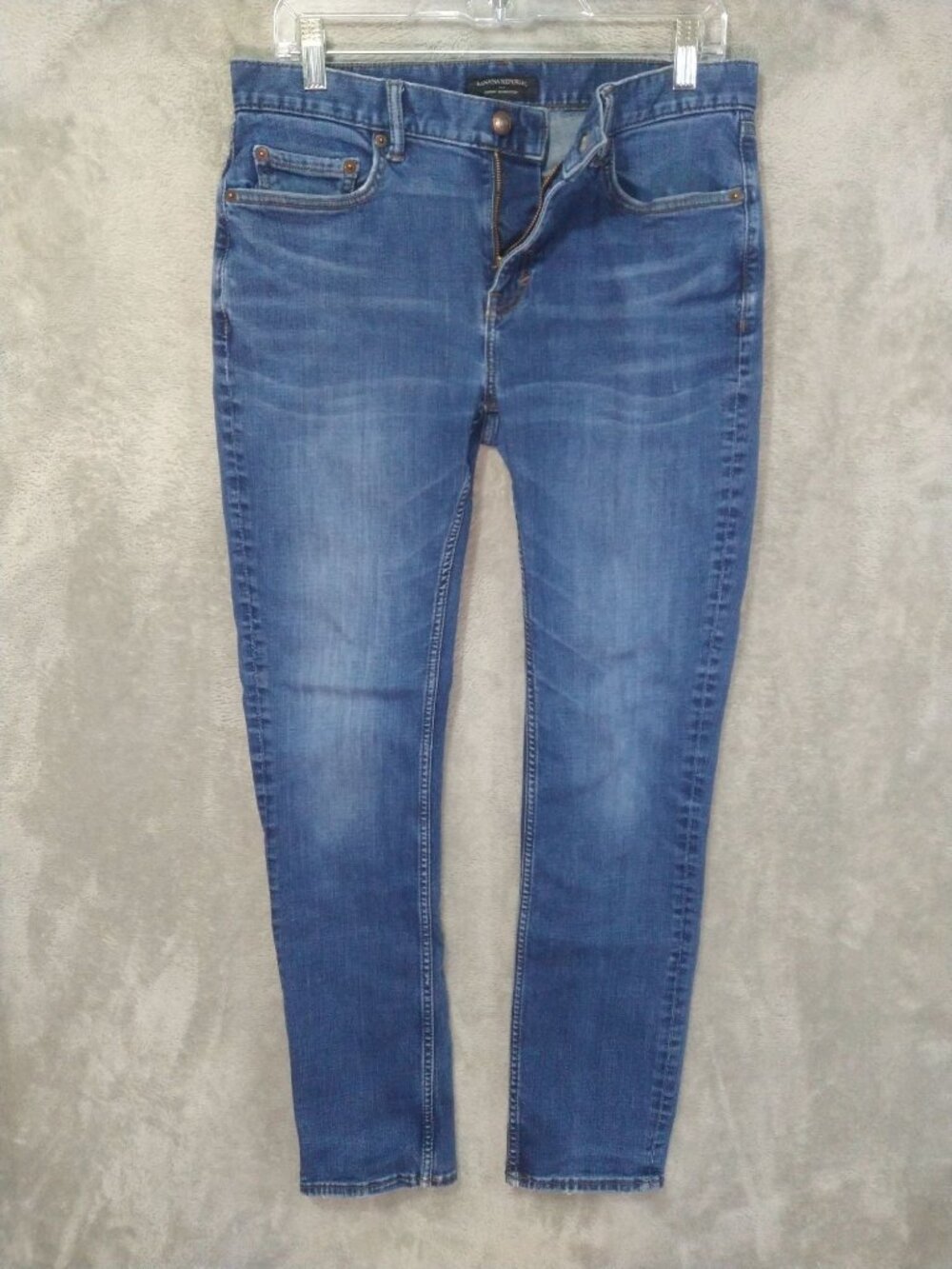 Banana Republic Jeans Men 32x32 Blue Denim Skinny Techmotion Medium Wash Stretch